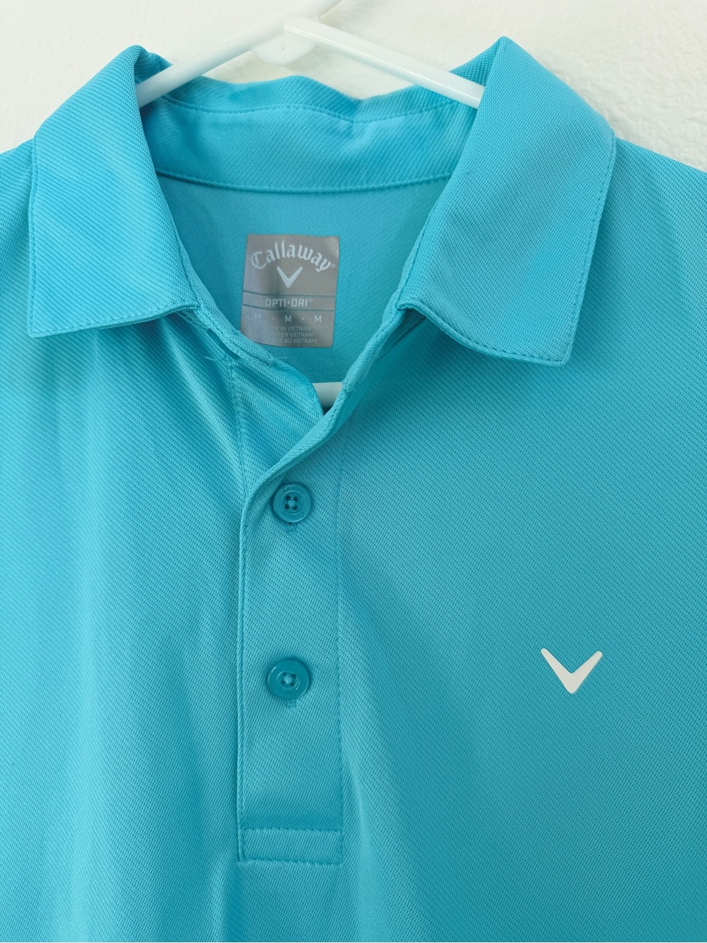 Callaway Opti Dri Polo Shirt Men’s Medium Golf Emerald Green